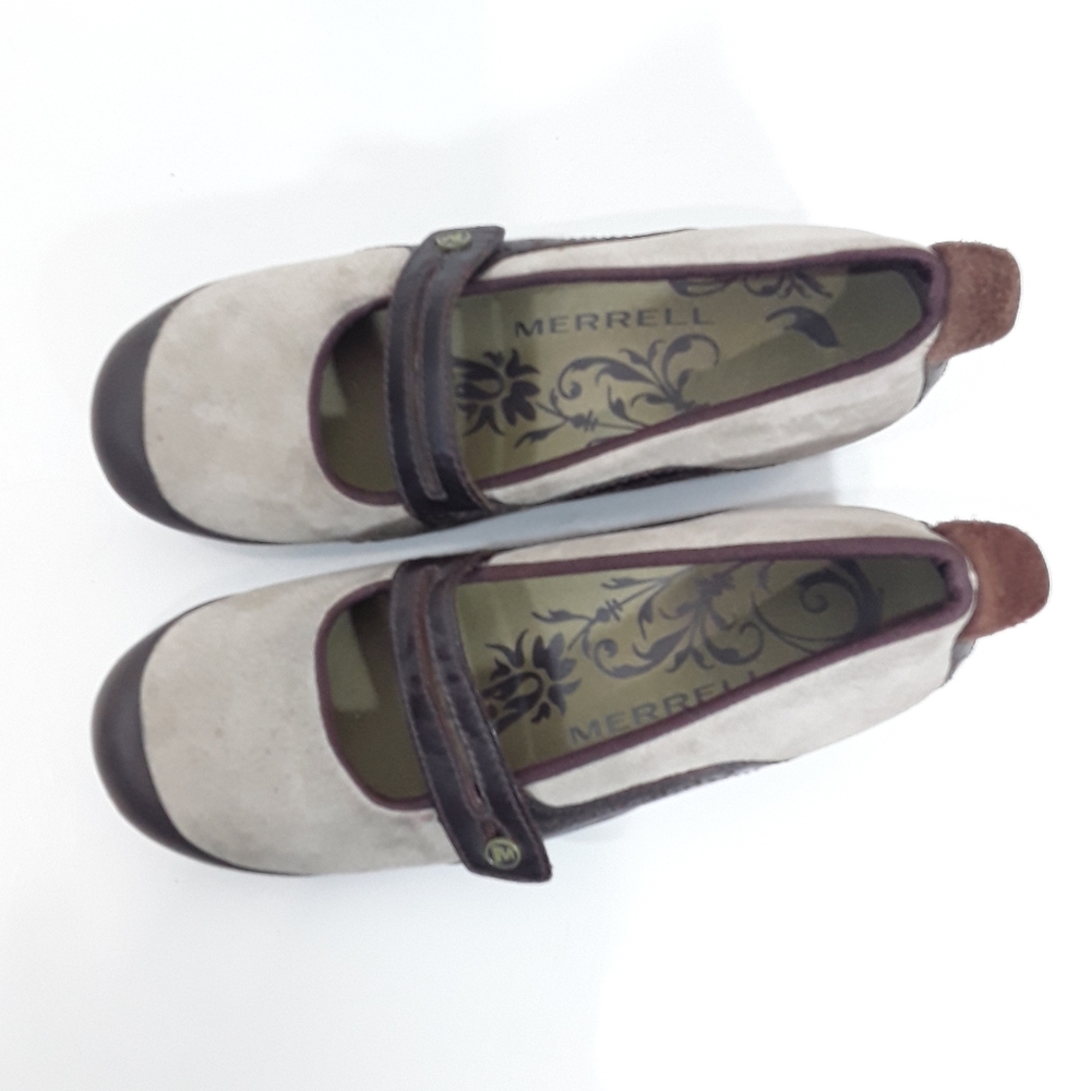 Merrell suede leather Mary Jane hiking shoes size 6 - Picture 7 of 8